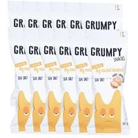 Grumpy Snacks Dry Roasted Chickpeas - Sea Salt x 12